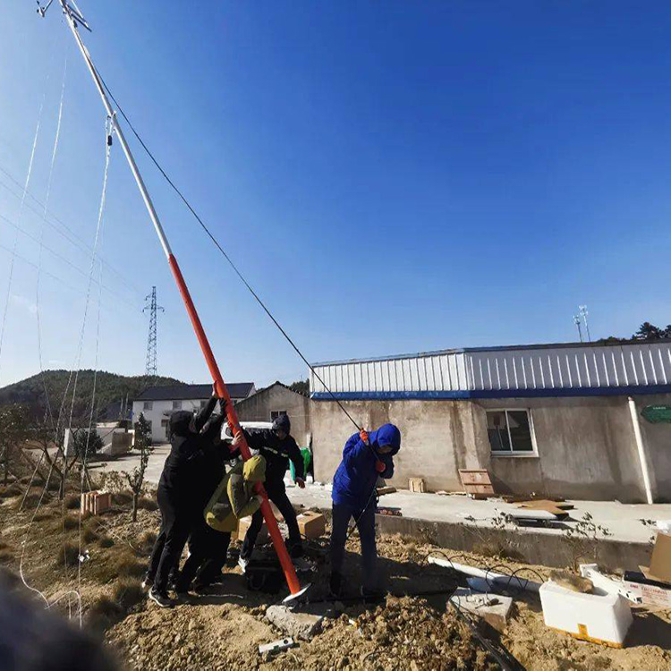 鋁鈦合金6米氣象站風桿 